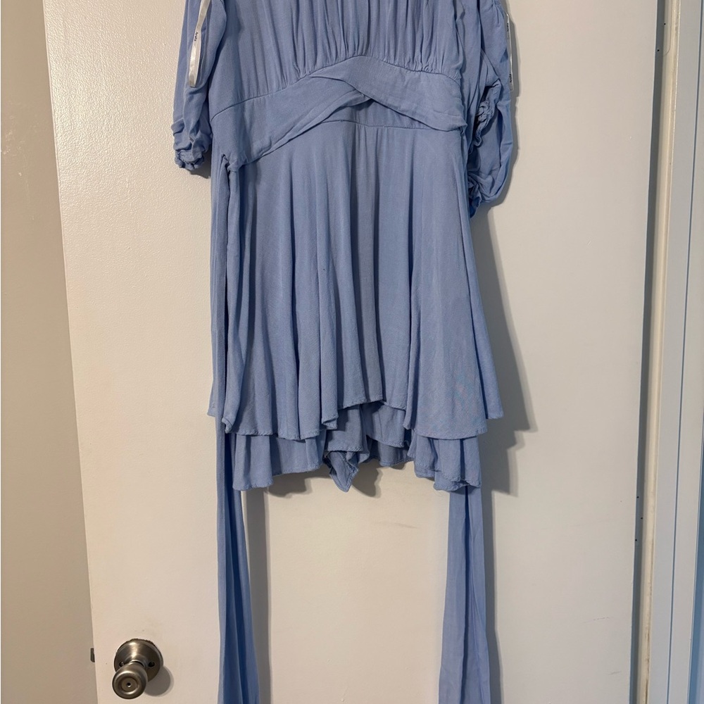 ARULA Romper in Soft Blue